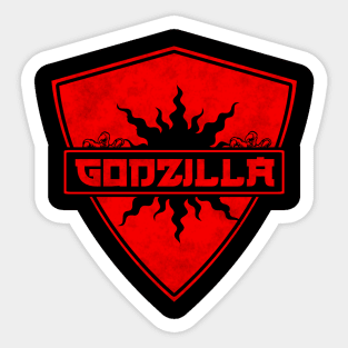 Monster nails Godzilla Sticker